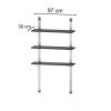 Shelving Kit fém állvány 3 polcos 100 cm