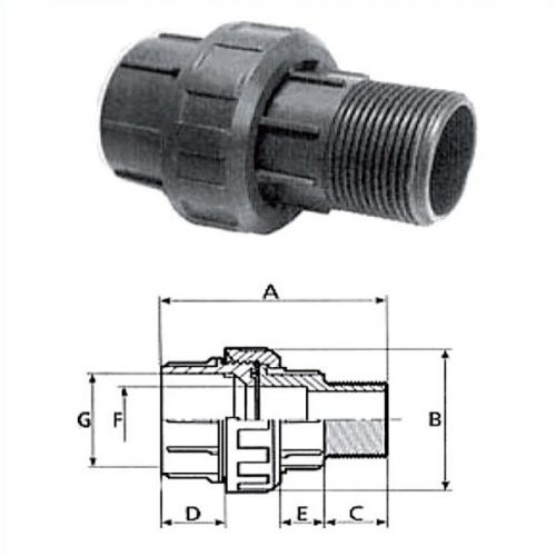 Külsőmenetes hollander 1 1/2" CH