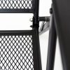 Alba fém mesh összecsukható kerti szék matt fekete