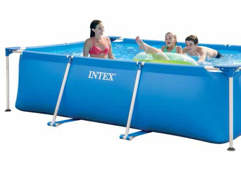 Intex csővázas medence Frame Pool Family 220 x 150 x 60 cm - vízforgató nélkül (28270)